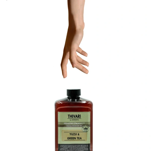 SenSpa ТИВАРИ Массажное масло Юзу и зеленый чай (1000 мл)